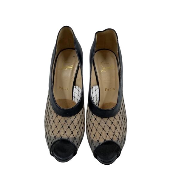 Louboutin Peep Toe Stilettos - Picture 4 of 7